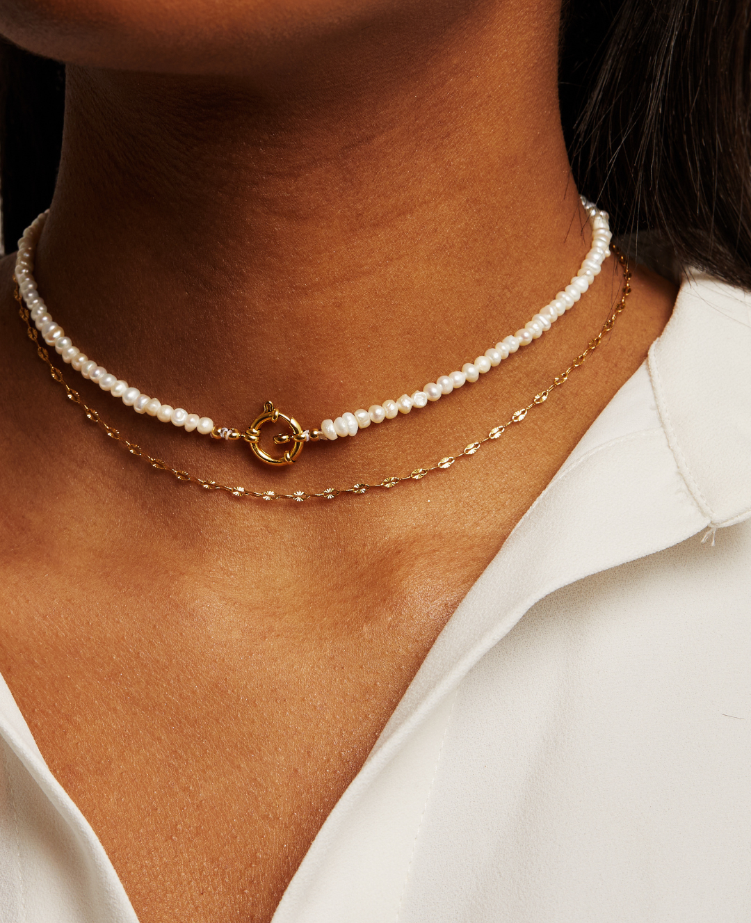 Pearl T-Necklace