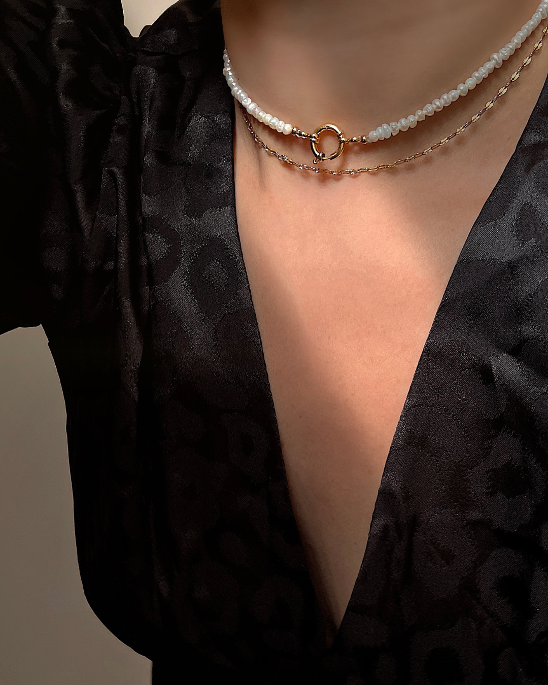 Pearl T-Necklace